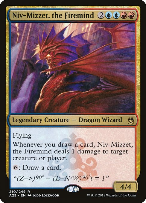Niv-Mizzet, the Firemind|Masters 25|210