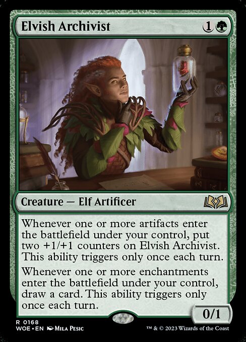Elvish Archivist|Wilds of Eldraine|168