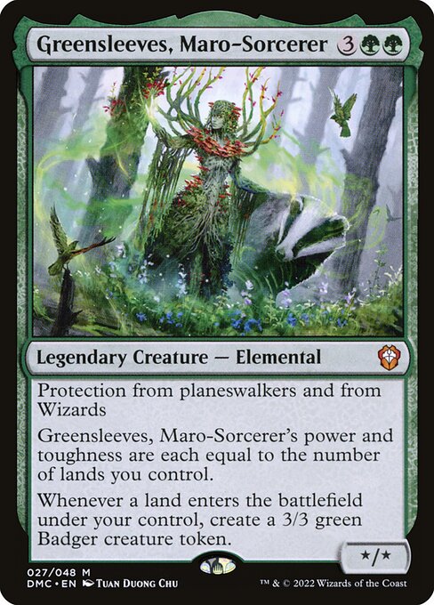 Greensleeves, Maro-Sorcerer|Dominaria United Commander|27