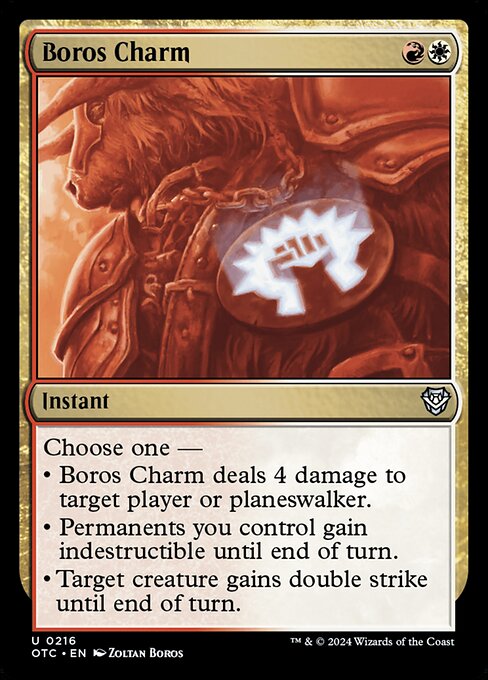 Boros Charm|Outlaws of Thunder Junction Commander|216