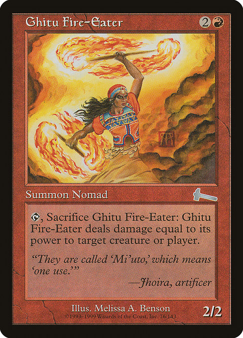 Ghitu Fire-Eater|Urza's Legacy|76