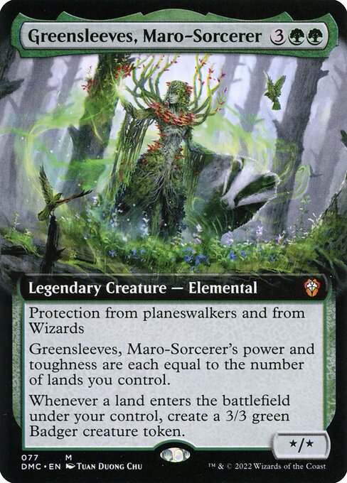 Greensleeves, Maro-Sorcerer|Dominaria United Commander|77