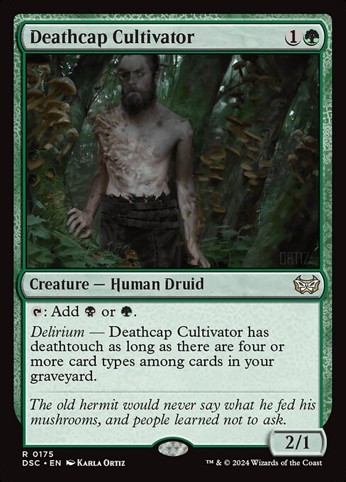 Deathcap Cultivator|Duskmourn: House of Horror Commander|175