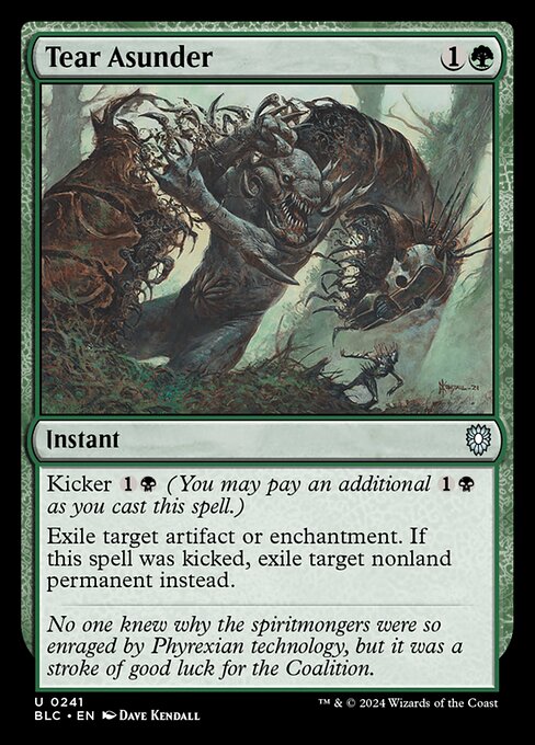 Tear Asunder|Bloomburrow Commander|241