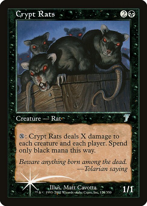 Crypt Rats|Seventh Edition|125