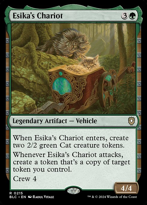 Esika's Chariot|Bloomburrow Commander|215