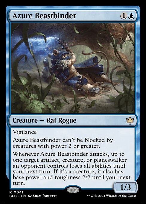 Azure Beastbinder|Bloomburrow|41