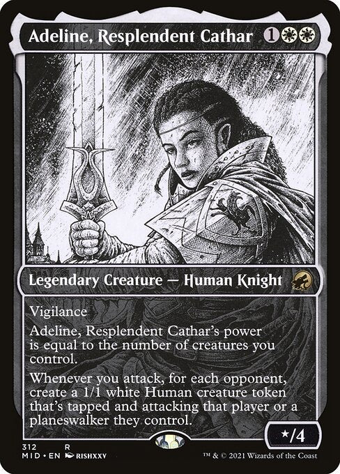 Adeline, Resplendent Cathar|Innistrad: Midnight Hunt|312