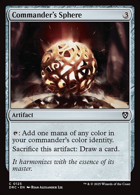 Commander's Sphere|Aetherdrift Commander|125
