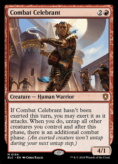 Combat Celebrant|Bloomburrow Commander|194