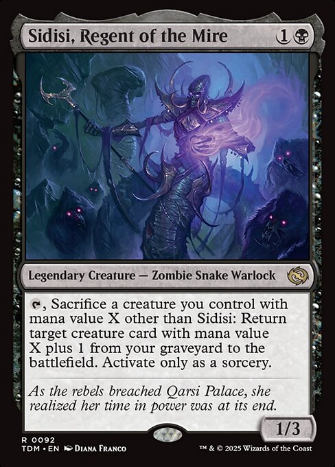 Sidisi, Regent of the Mire|Tarkir: Dragonstorm|92