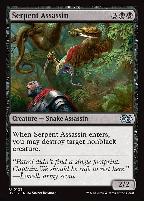 Serpent Assassin|Foundations Jumpstart|123