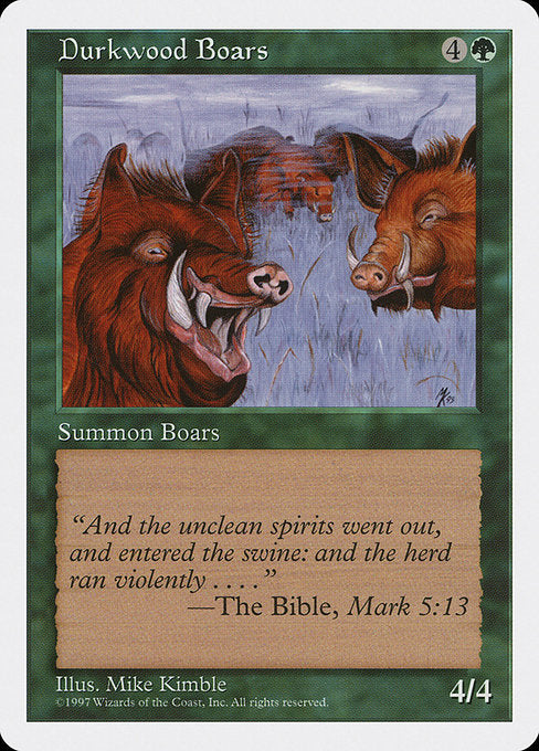 Durkwood Boars|Fifth Edition|289