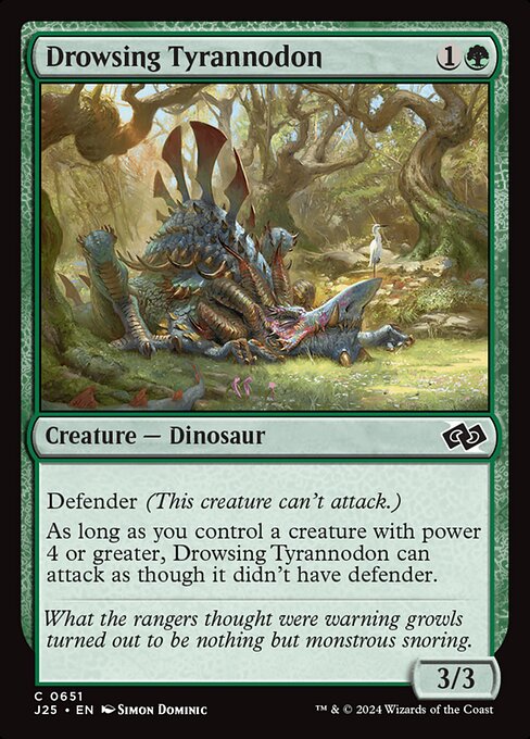 Drowsing Tyrannodon|Foundations Jumpstart|651