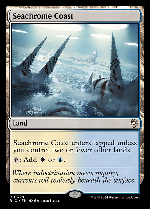 Seachrome Coast|Bloomburrow Commander|328