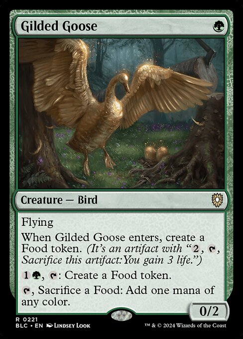 Gilded Goose|Bloomburrow Commander|221