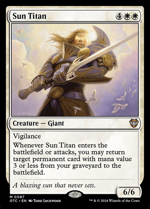 Sun Titan|Outlaws of Thunder Junction Commander|87