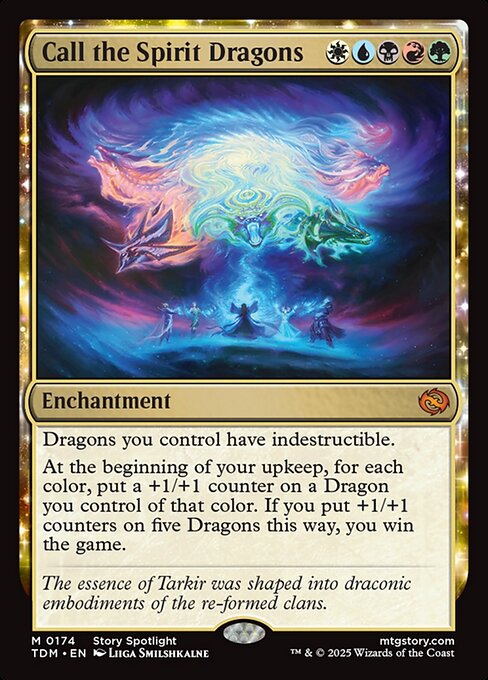 Call the Spirit Dragons|Tarkir: Dragonstorm|174