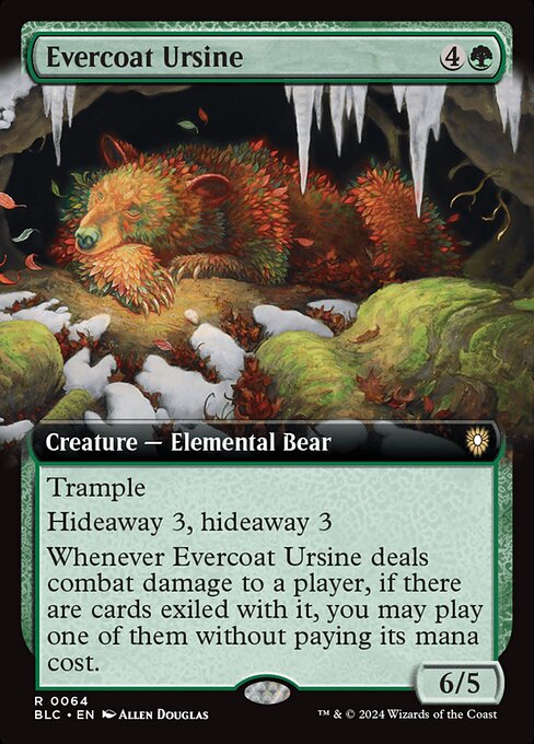 Evercoat Ursine|Bloomburrow Commander|64