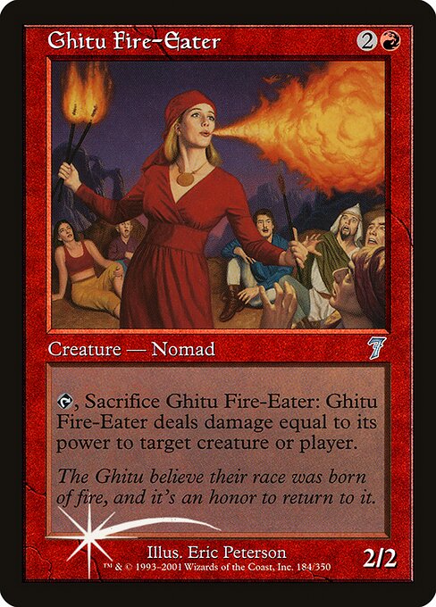 Ghitu Fire-Eater|Seventh Edition|184
