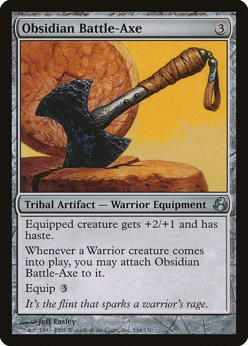 Obsidian Battle-Axe|Morningtide|144