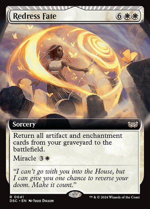 Redress Fate|Duskmourn: House of Horror Commander|41