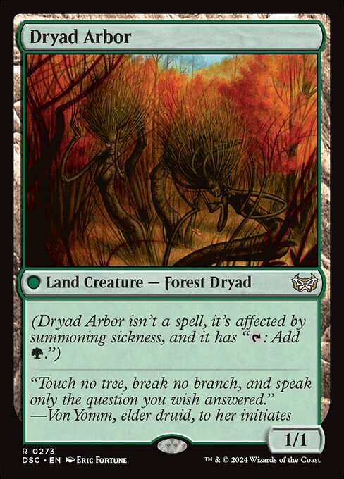 Dryad Arbor|Duskmourn: House of Horror Commander|273