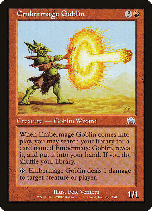 Embermage Goblin|Onslaught|200