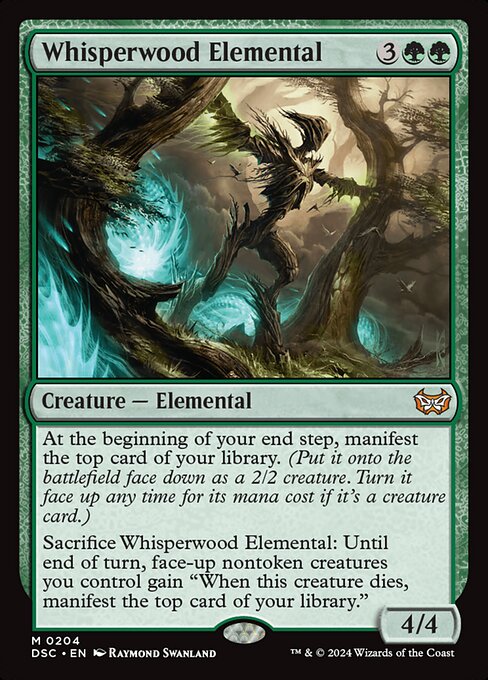 Whisperwood Elemental|Duskmourn: House of Horror Commander|204