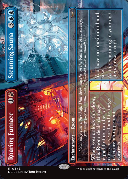 Roaring Furnace // Steaming Sauna|Duskmourn: House of Horror|343