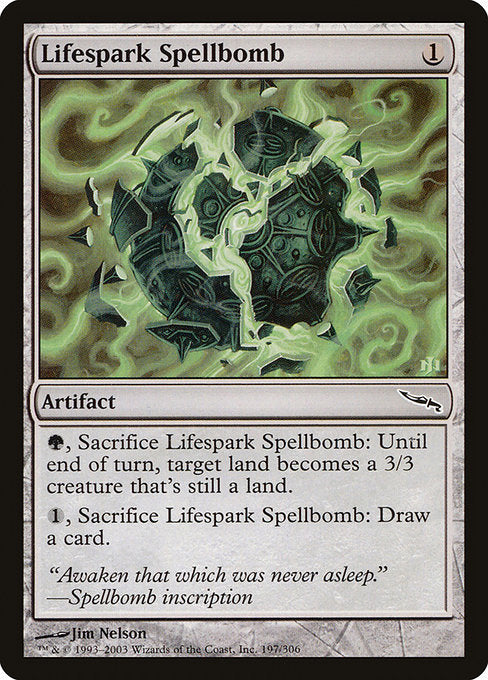 Lifespark Spellbomb|Mirrodin|197