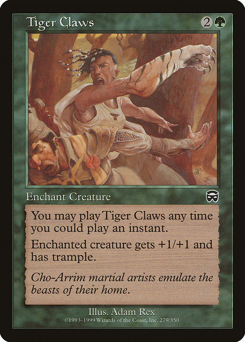 Tiger Claws|Mercadian Masques|279