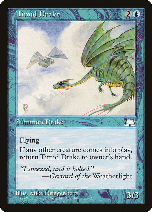 Timid Drake|Weatherlight|54