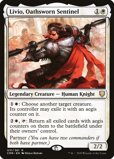 Livio, Oathsworn Sentinel|Commander Legends|31
