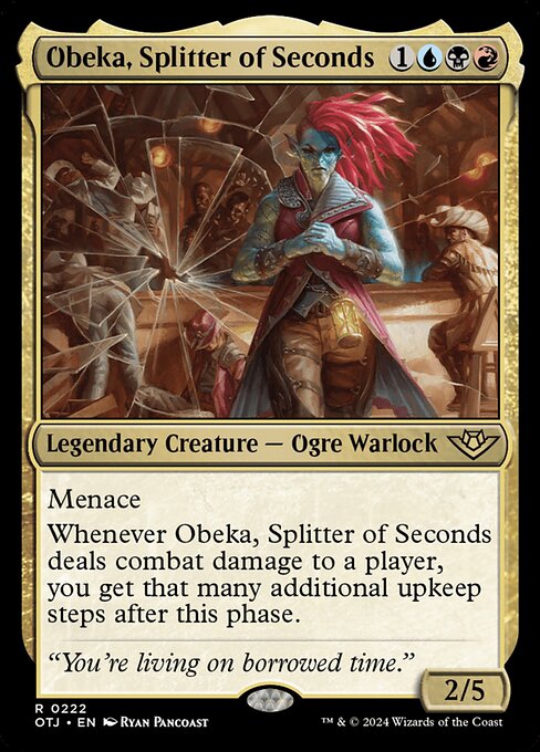 Obeka, Splitter of Seconds|Outlaws of Thunder Junction|222