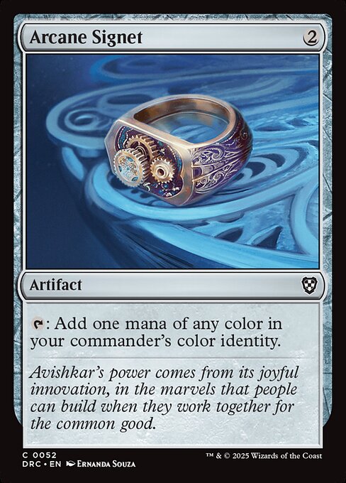 Arcane Signet|Aetherdrift Commander|52