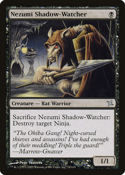 Nezumi Shadow-Watcher|Betrayers of Kamigawa|74