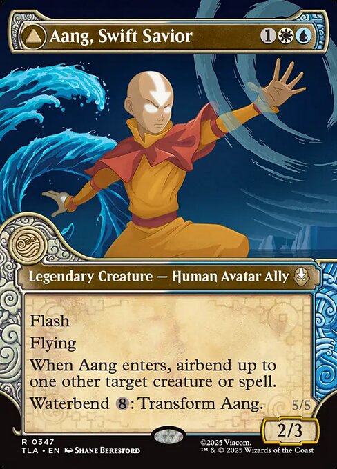 Aang, Swift Savior // Aang and La, Ocean's Fury | Avatar: The Last Airbender | 347