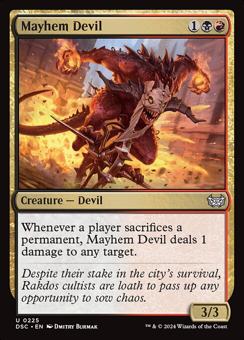 Mayhem Devil|Duskmourn: House of Horror Commander|225