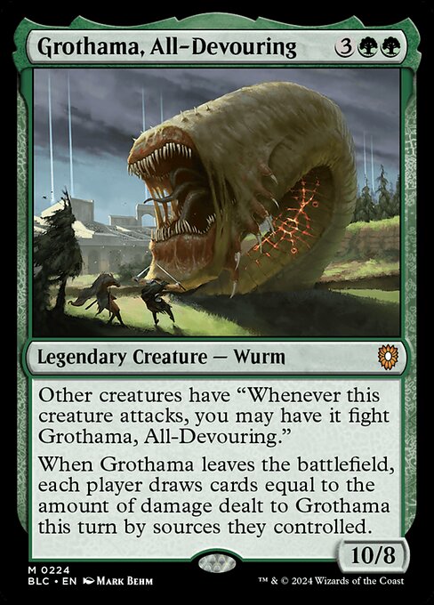 Grothama, All-Devouring|Bloomburrow Commander|224