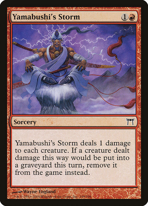 Yamabushi's Storm|Champions of Kamigawa|199