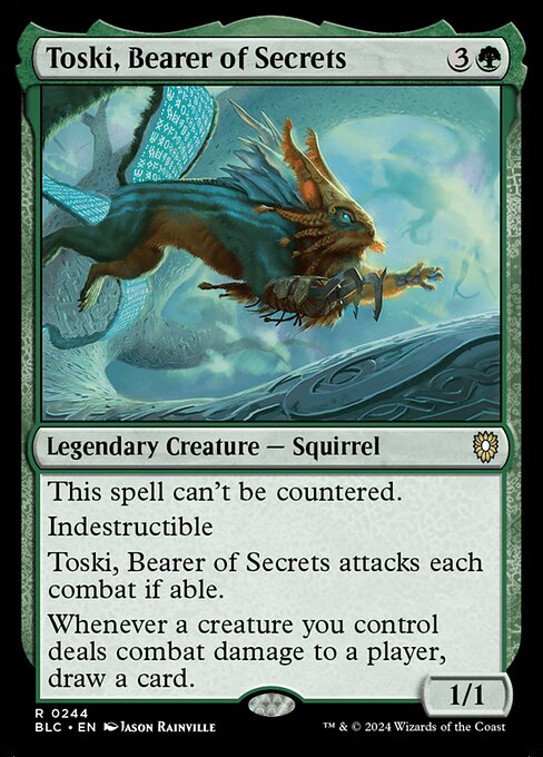 Toski, Bearer of Secrets|Bloomburrow Commander|244