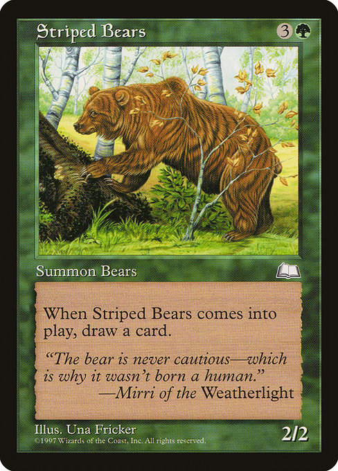 Striped Bears|Weatherlight|140