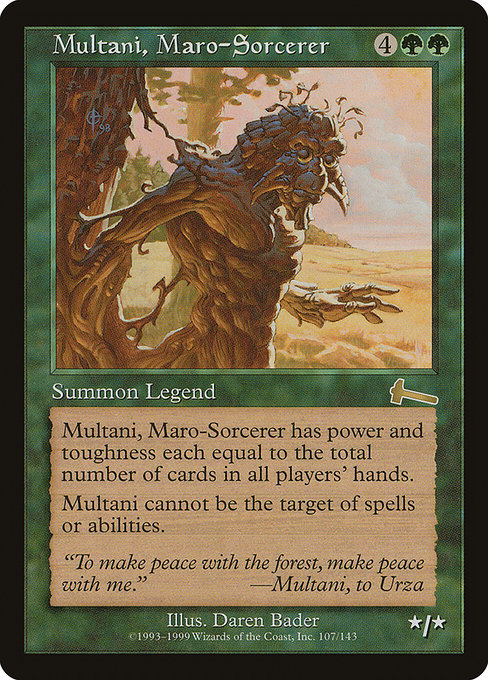 Multani, Maro-Sorcerer|Urza's Legacy|107