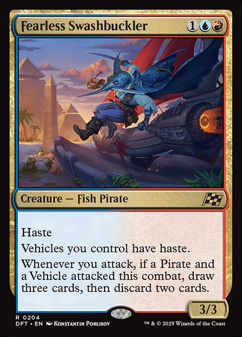 FOIL|Fearless Swashbuckler|Aetherdrift|204