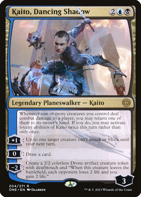 Kaito, Dancing Shadow|Phyrexia: All Will Be One|204