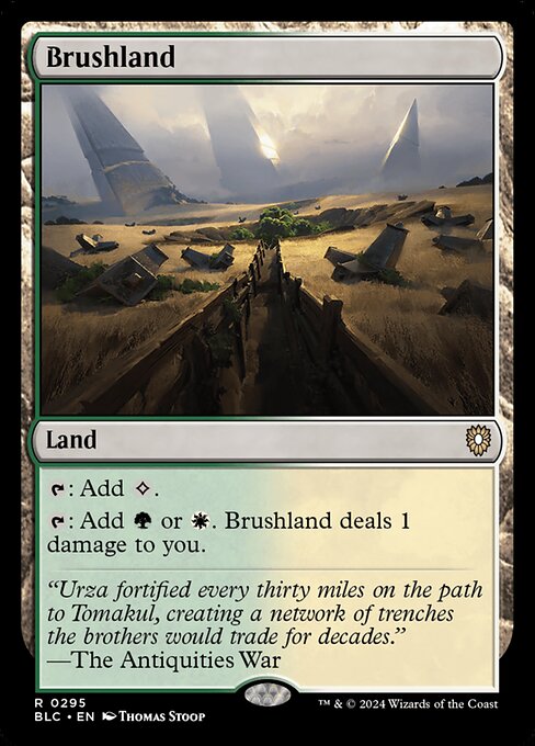 Brushland|Bloomburrow Commander|295