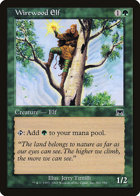 Wirewood Elf|Onslaught|301