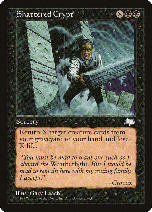 Shattered Crypt|Weatherlight|80