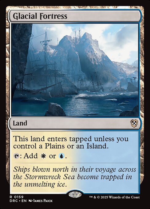 Glacial Fortress|Aetherdrift Commander|159